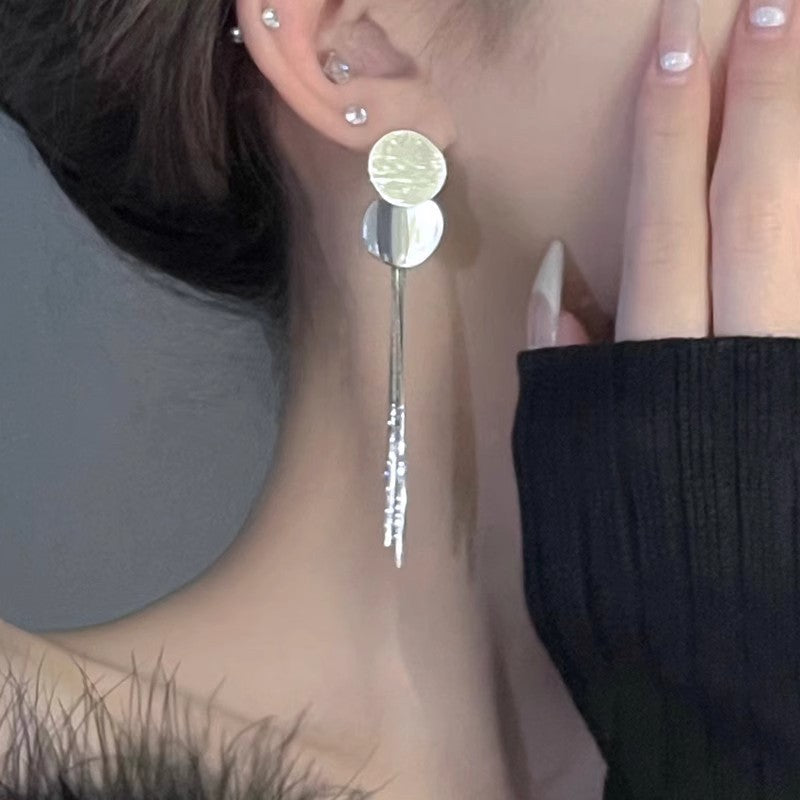 Fashion Earrings Long Tassel Women's Design Sense