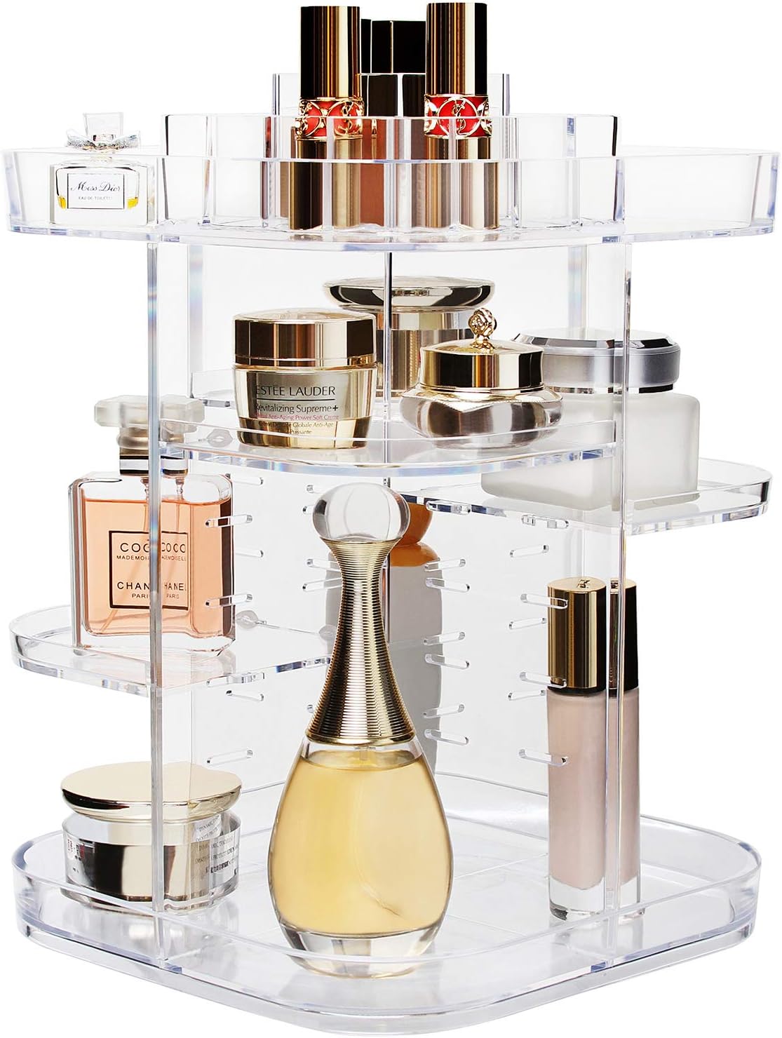 Makeup organizer 360 degree rotating