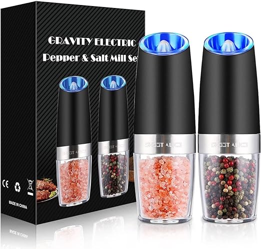 Electric Pepper and Salt Grinder WITH LED LIGHT