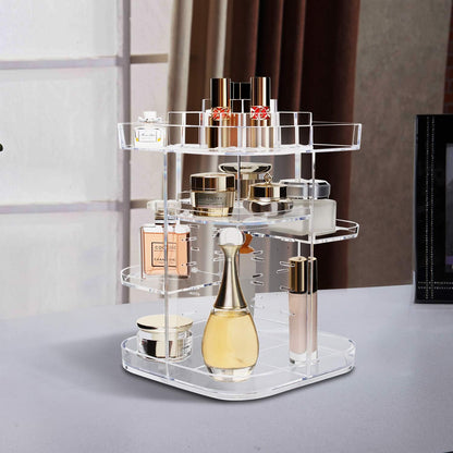 Makeup organizer 360 degree rotating