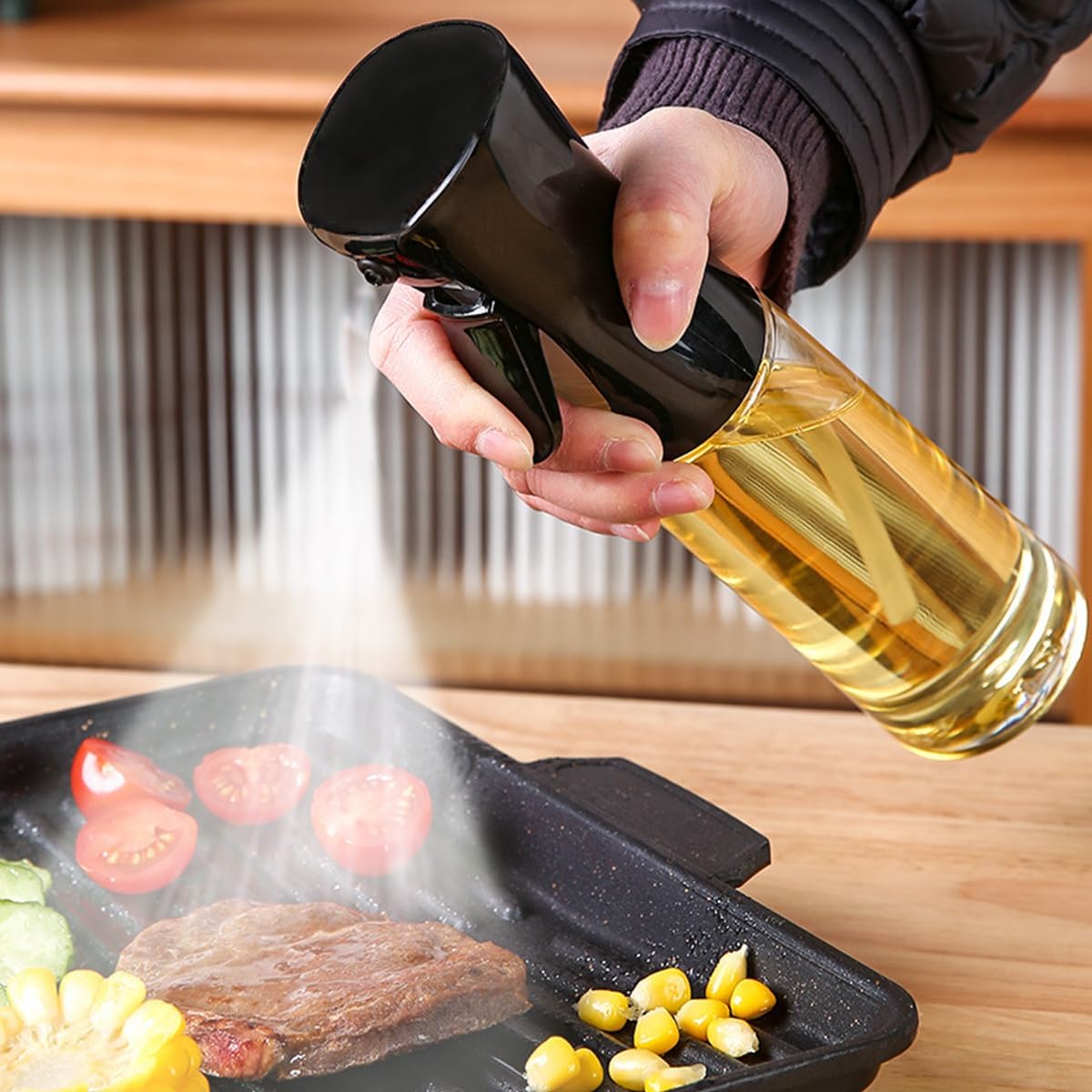 Oil dispenser & Sprayer for Kitchen Cooking