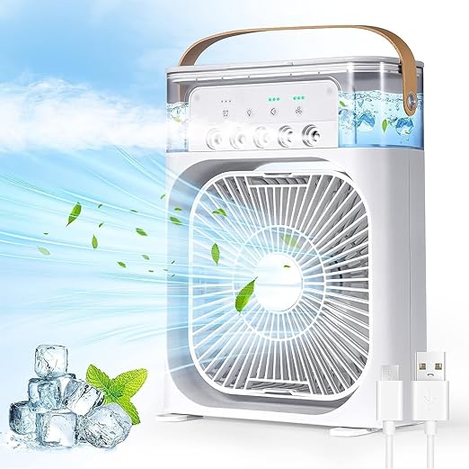 "Arctic Breeze Portable Personal Air Conditioner ❄️ with Ice Tray 🧊