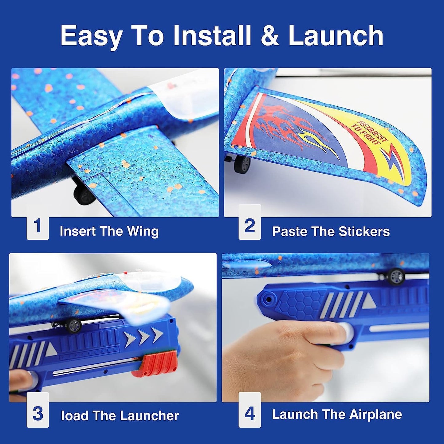 Glider Planes Launcher Toy Gun