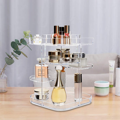 Makeup organizer 360 degree rotating