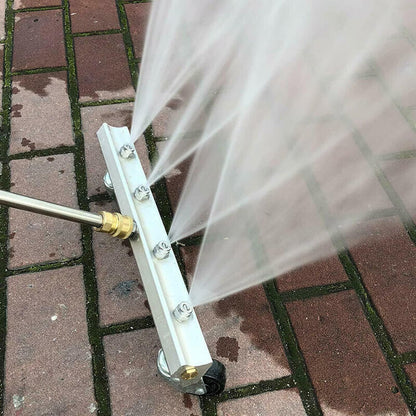 13" Pressure Washer Undercarriage Cleaner - 4000 PSI  Extension Wand, Surface Cleaner for Power Pressure Washer Attachment