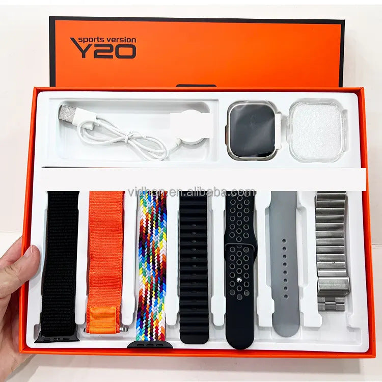 Y20 Ultra Smart Watch With 7 Straps