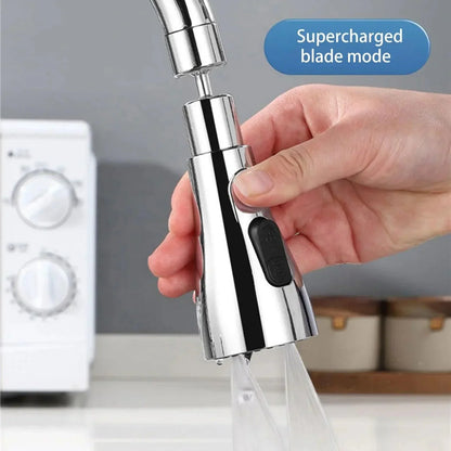 Extension for Kitchen Sink Faucet Shower 3 Modes Water Faucet Sprayer, and 360° Rotatable Swivel Head