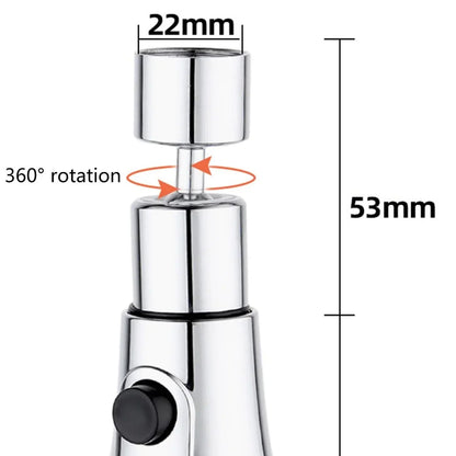 Extension for Kitchen Sink Faucet Shower 3 Modes Water Faucet Sprayer, and 360° Rotatable Swivel Head