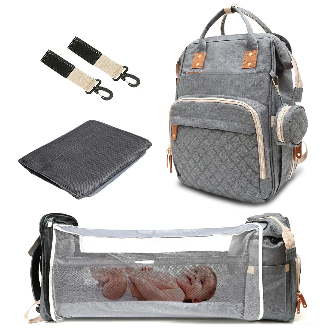 Baby Diaper Foldable Backpack