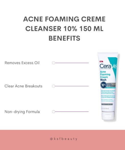 CeraVe Acne Foaming Cream (150ml)