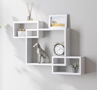 Cube Floating Decorative Wall Shelf