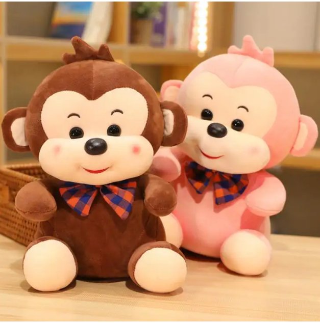 Fluffy Monkey Plush Toy