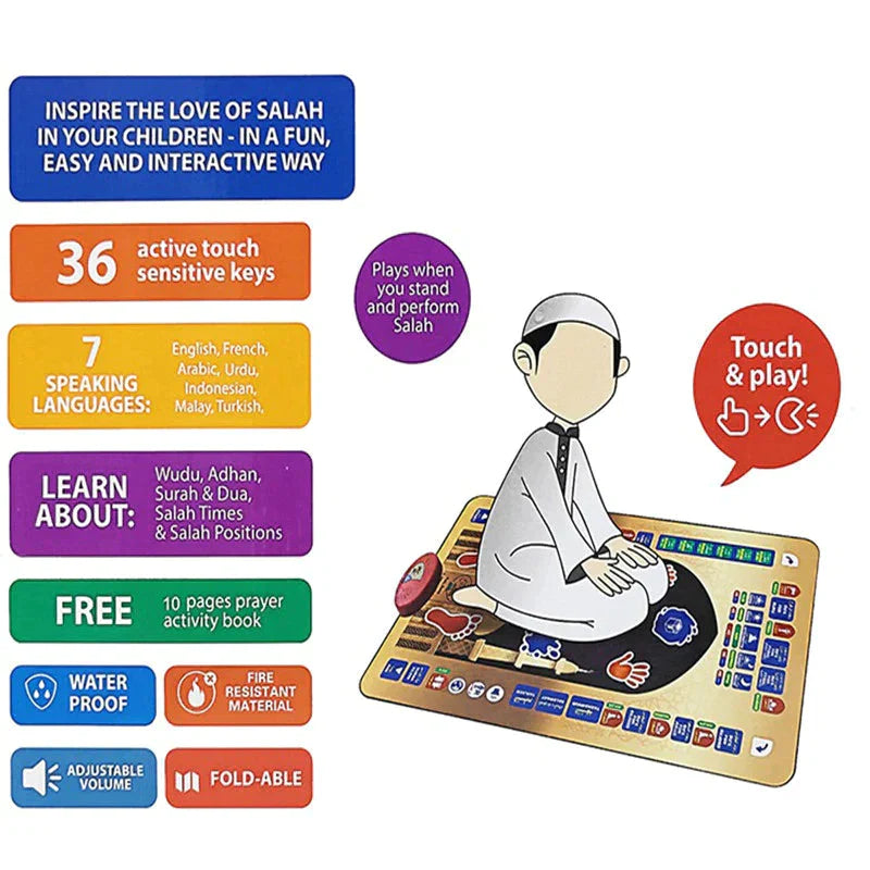 Kids Salah/Prayer Mat