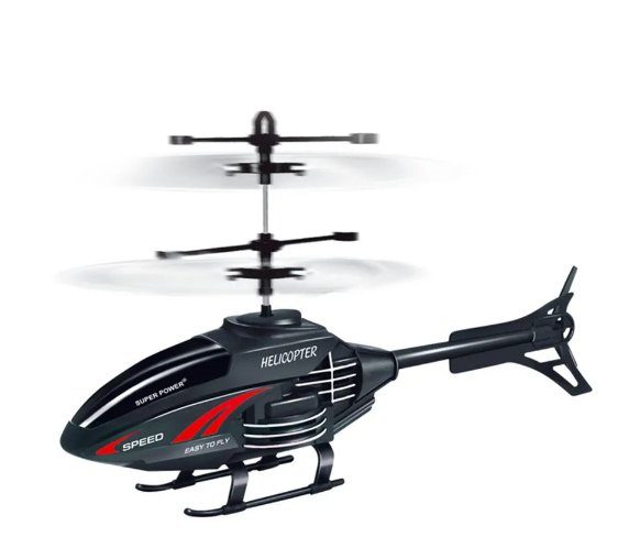 RC Black Helicopter